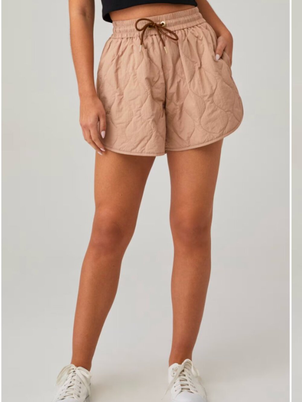 Varley Connel Quilted Shorts